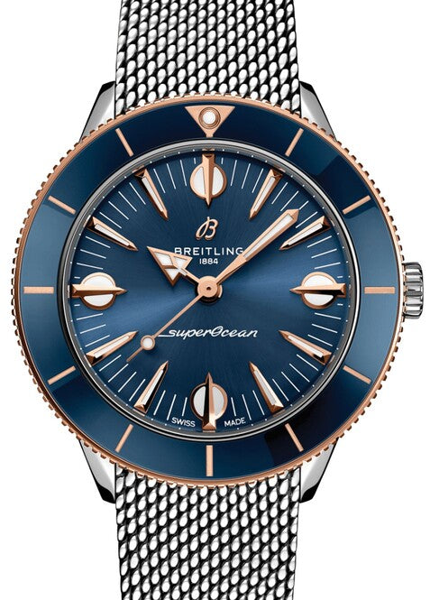 Breitling Superocean Heritage Blue 38 mm Gold/Steel 