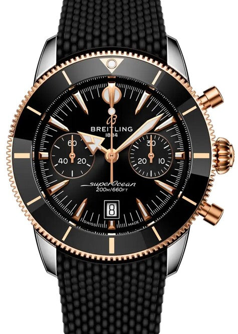 Breitling Superocean Heritage Black 42 mm Gold/Steel 