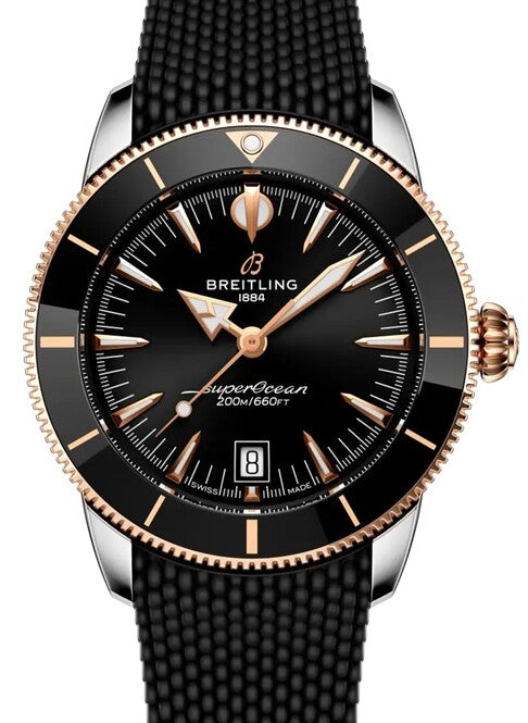 Breitling Superocean Heritage Black 42 mm Gold/Steel 