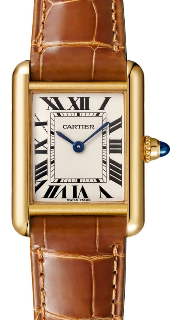 Cartier Tank Louis Cartier Silver 29.5 mm Yellow Gold 