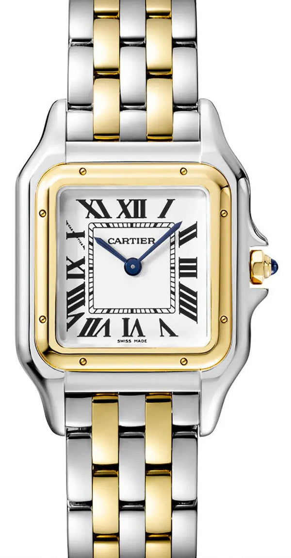 Cartier Panthère White 27 mm Gold/Steel 