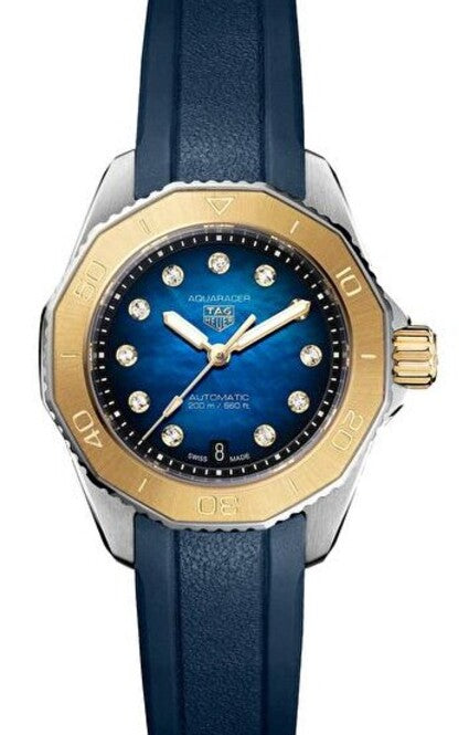 TAG Heuer Niebieski 30 mm Zloto/Stal