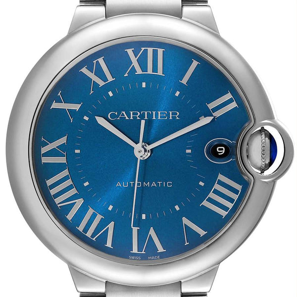 Cartier Ballon Bleu Blue 40mm Steel 