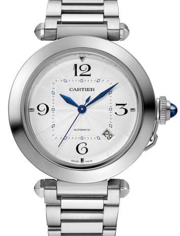 Cartier Pasha Silver 41 mm Steel 