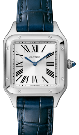 Cartier Santos Dumont Silver 38mm Steel 