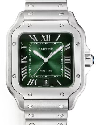 Cartier Santos Green 39.8 mm Steel 