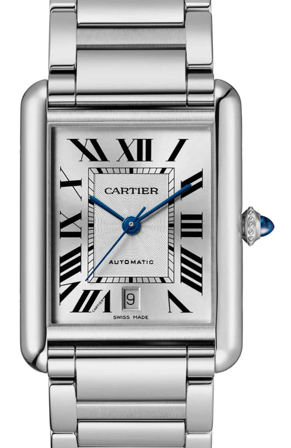 Cartier Tank Silver 41 mm Steel 