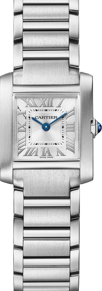 Cartier Tank Française Silver 25.7 mm Steel 
