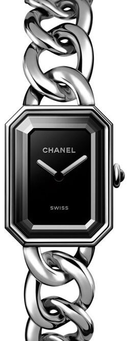 Chanel Première Black 20 x 26.1 mm Steel 