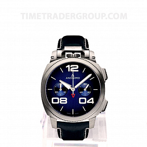 Anonimo Militare Chrono Stainless Steel Case Blue Scratched Dial AM-1120.01.003.A03