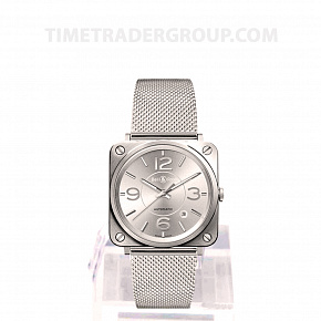 Bell & Ross BR S-92 Officer Silver BRS92-SI-ST/SST
